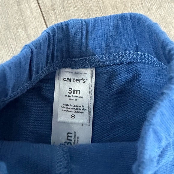 Gerber carters baby boy 0-3 month matching outfit set - Picture 3 of 7